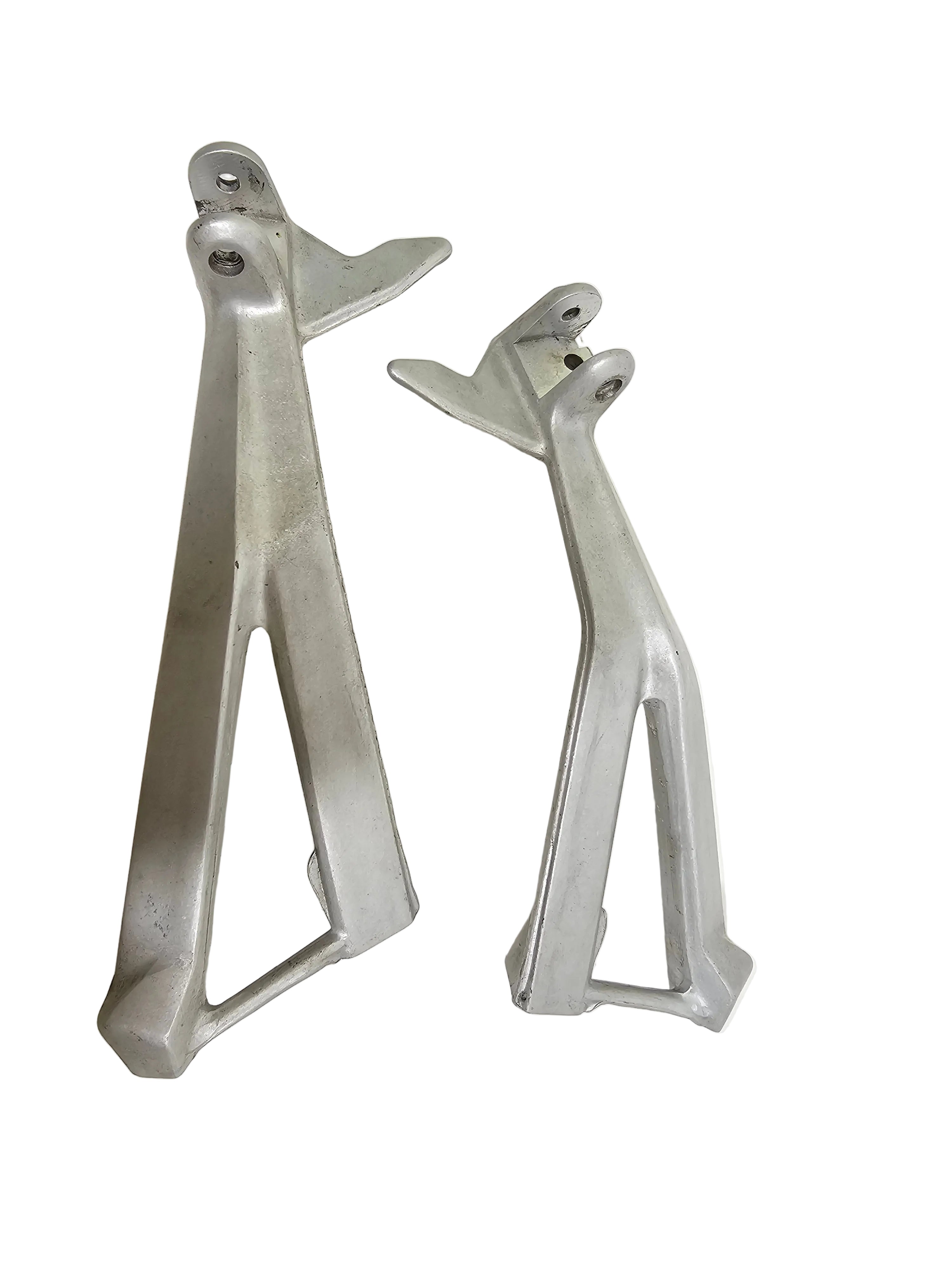Paire de platines passager Ducati 848 / 1098 / 1198