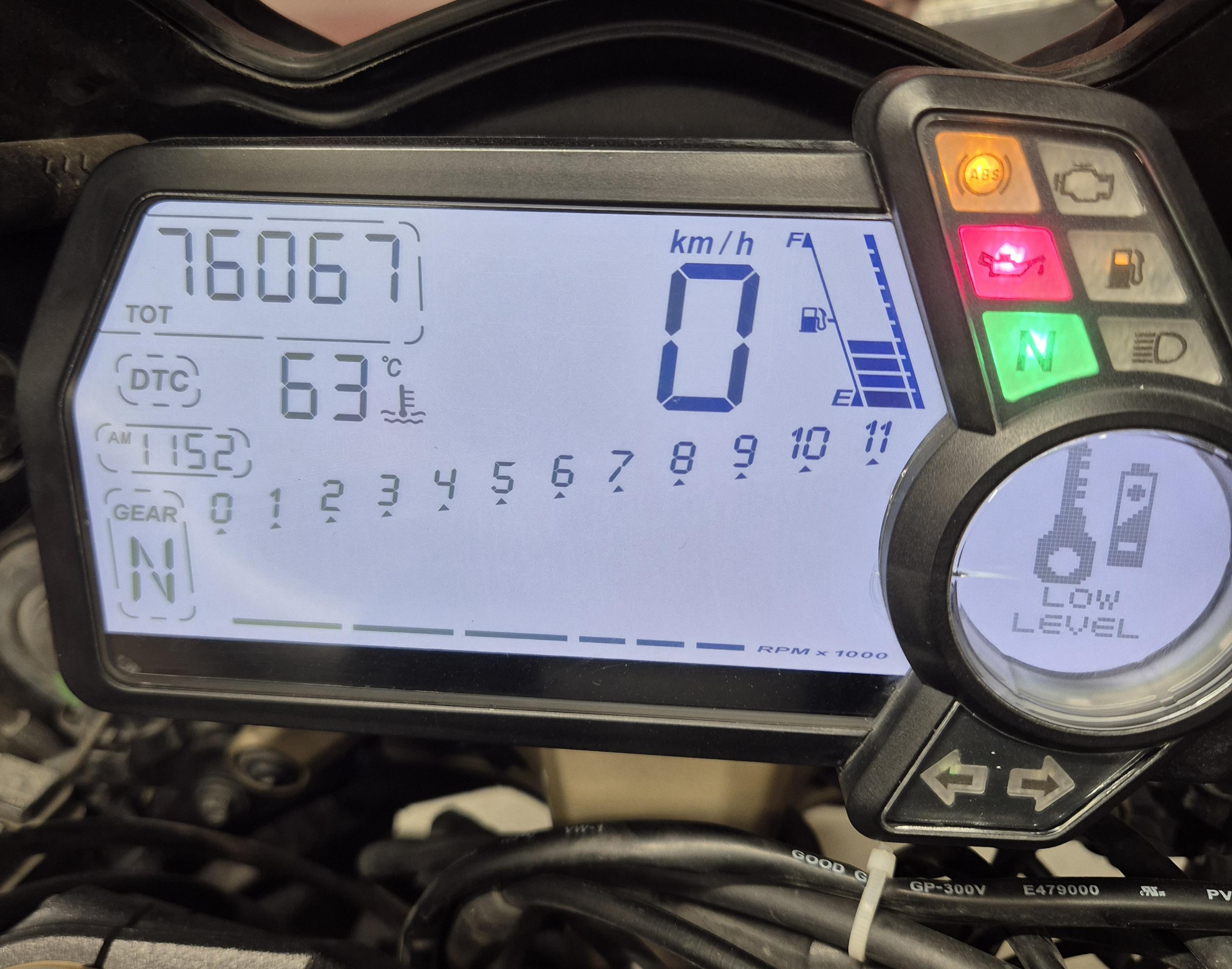 Ensemble Tableau de bord / Compteur + serrures Multistrada 1200 S ABS 2010-2012