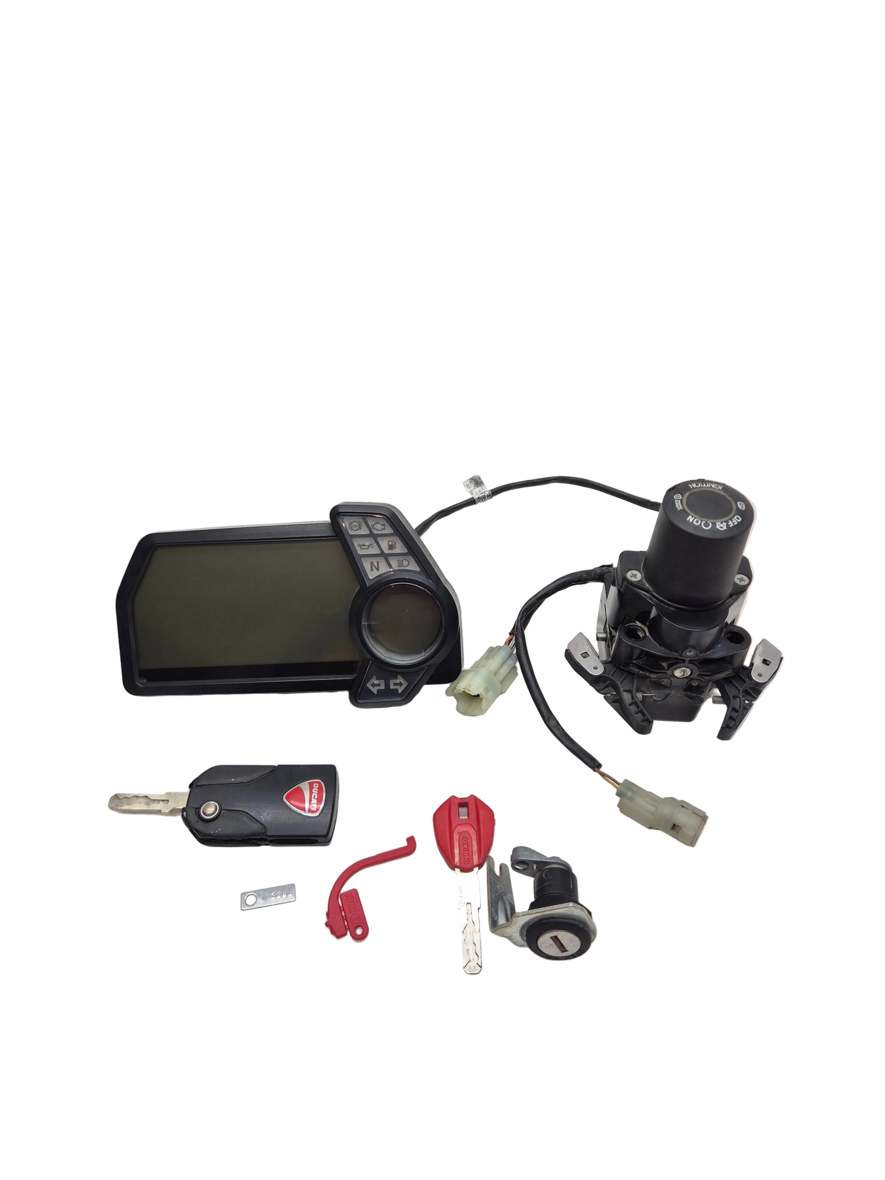 Ensemble Tableau de bord / Compteur + serrures Multistrada 1200 S ABS 2010-2012