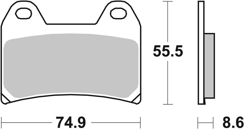 Plaquettes de frein AVANT BREMBO - Monster / Multistrada / Superbike / Supersport / Hypermotard / Streetfighter