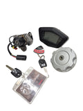 Ensemble tableau de bord / compteur + serrures et clés - Ducati Hypermotard 1100
