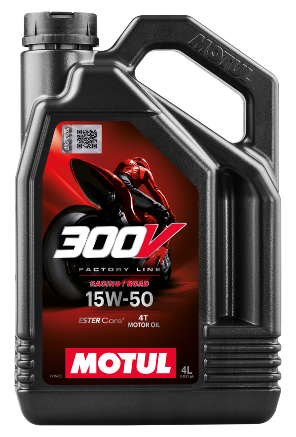 Huile MOTUL 300V ROAD RACING 15W50 - 4L