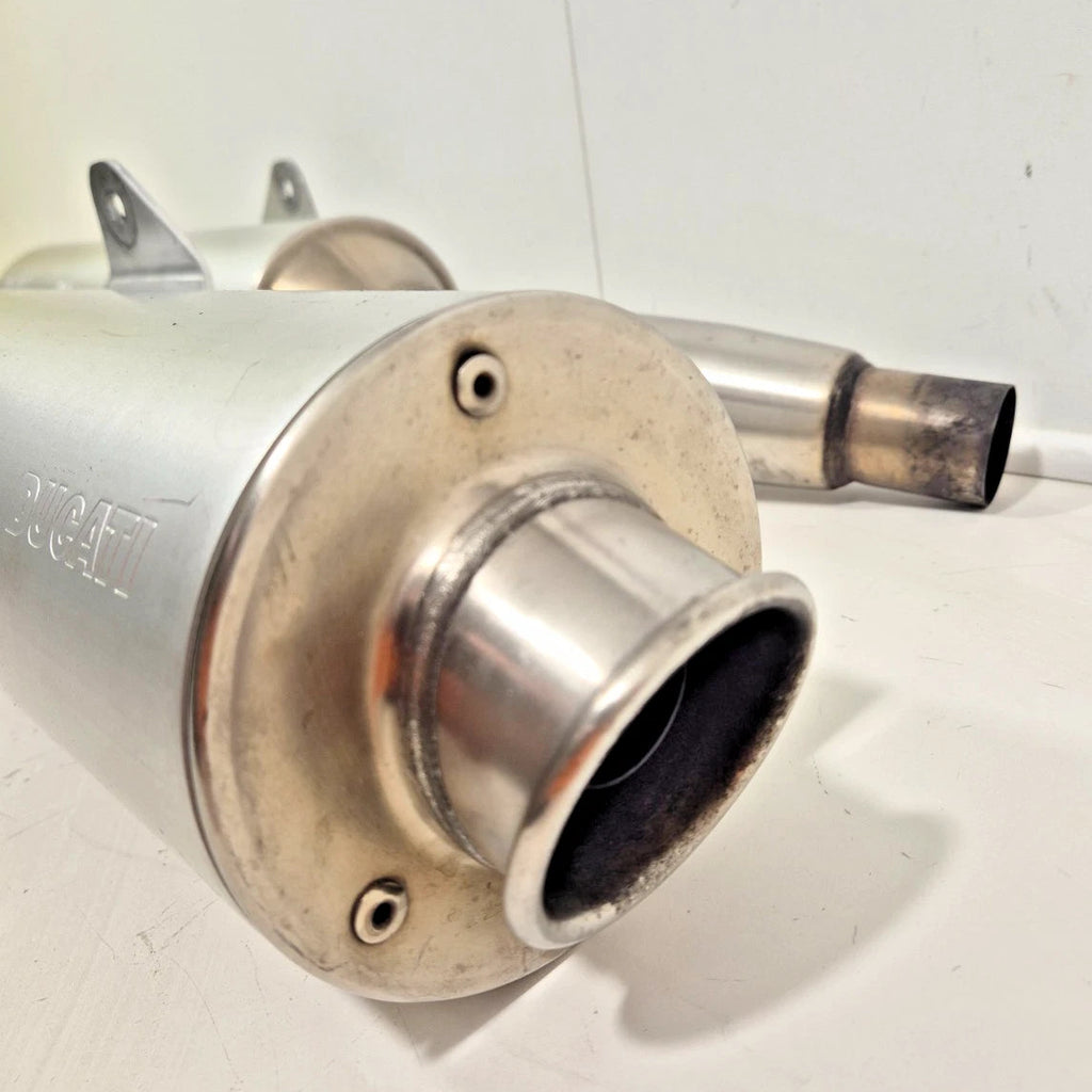 Paire de silencieux échappement origine Ducati Supersport 750 / 900 1999 - 2001