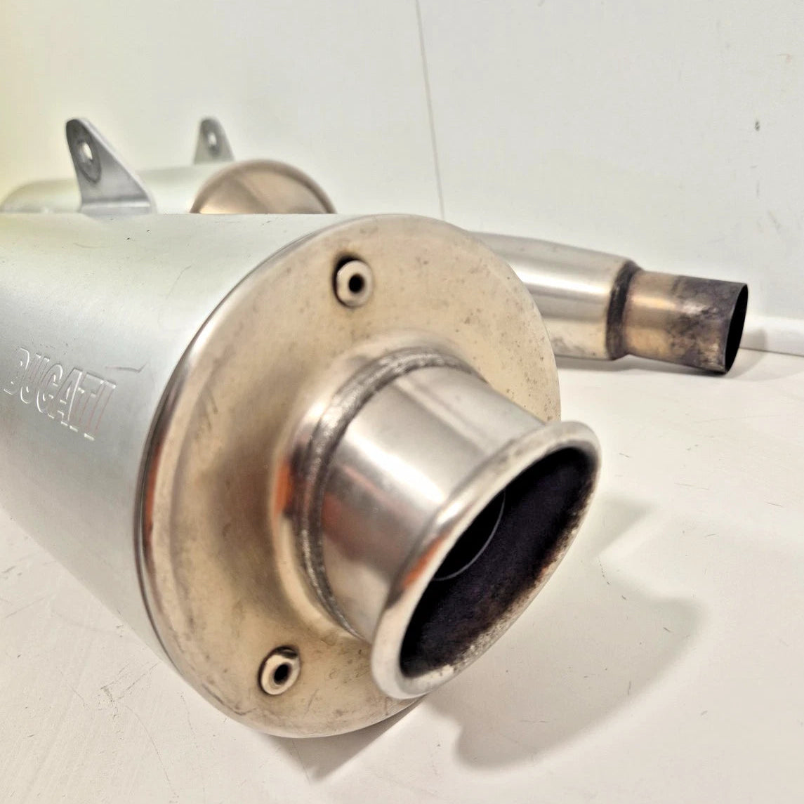 Paire de silencieux échappement origine Ducati Supersport 750 / 900 1999 - 2001