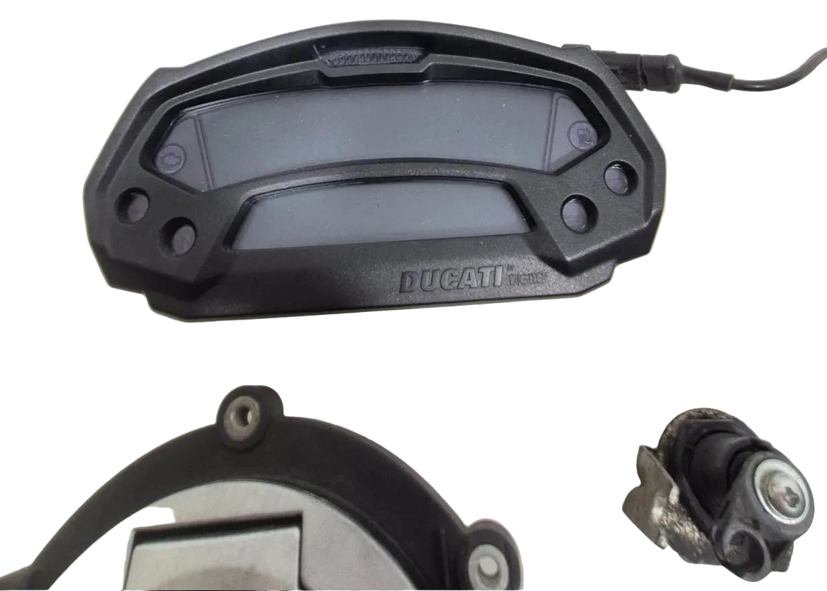 Ensemble tableau de bord / compteur + clé Ducati monster 796 / 1100 40610703A