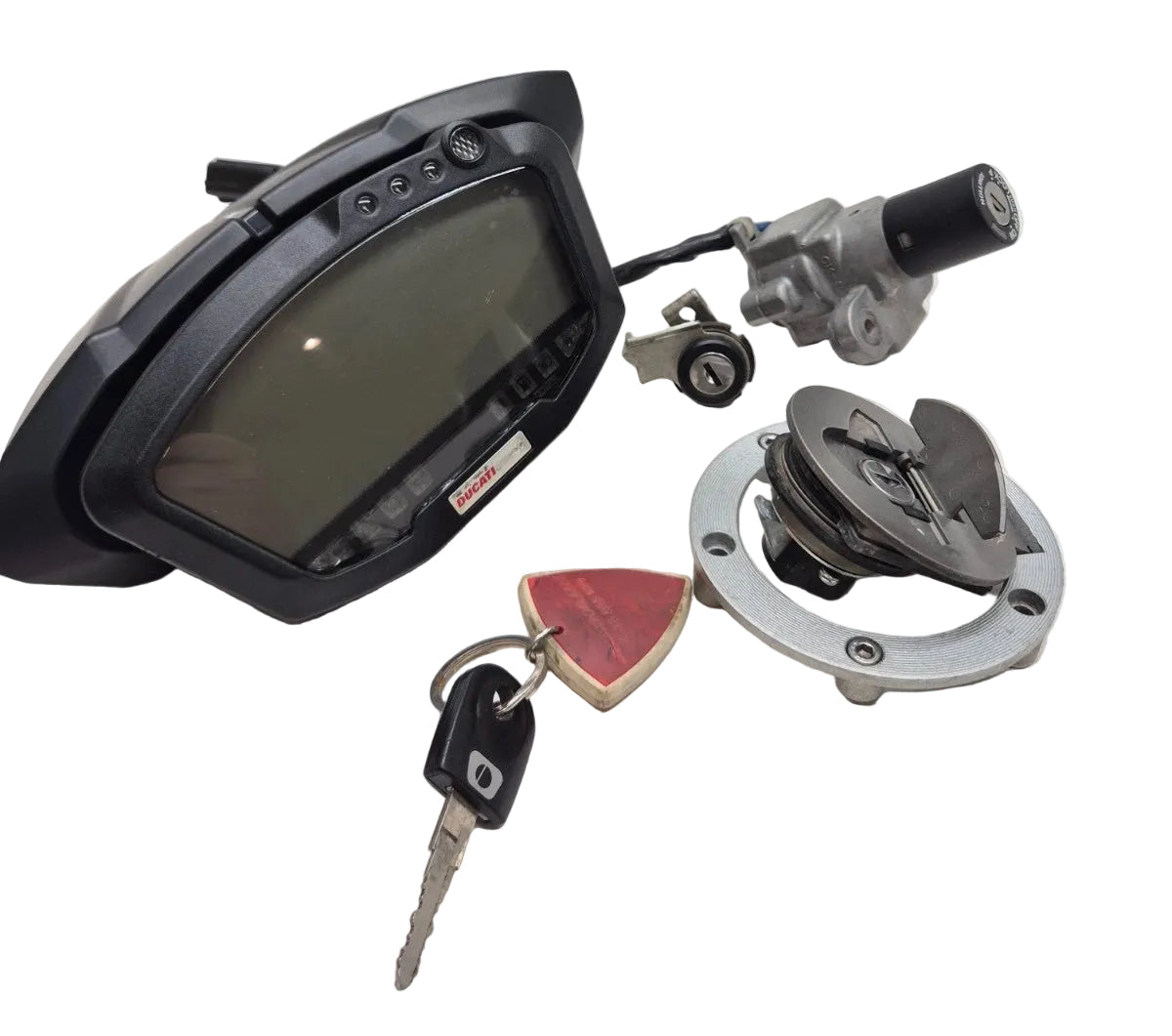 Ensemble compteur / tableau de bord + clé - Ducati 848 / 1098 / 1198 - 40610734B