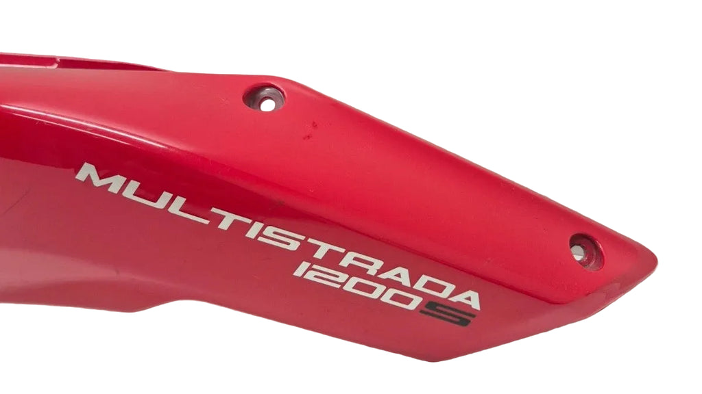 Carénage arrière gauche rouge Ducati Multistrada 1200 2010-2012