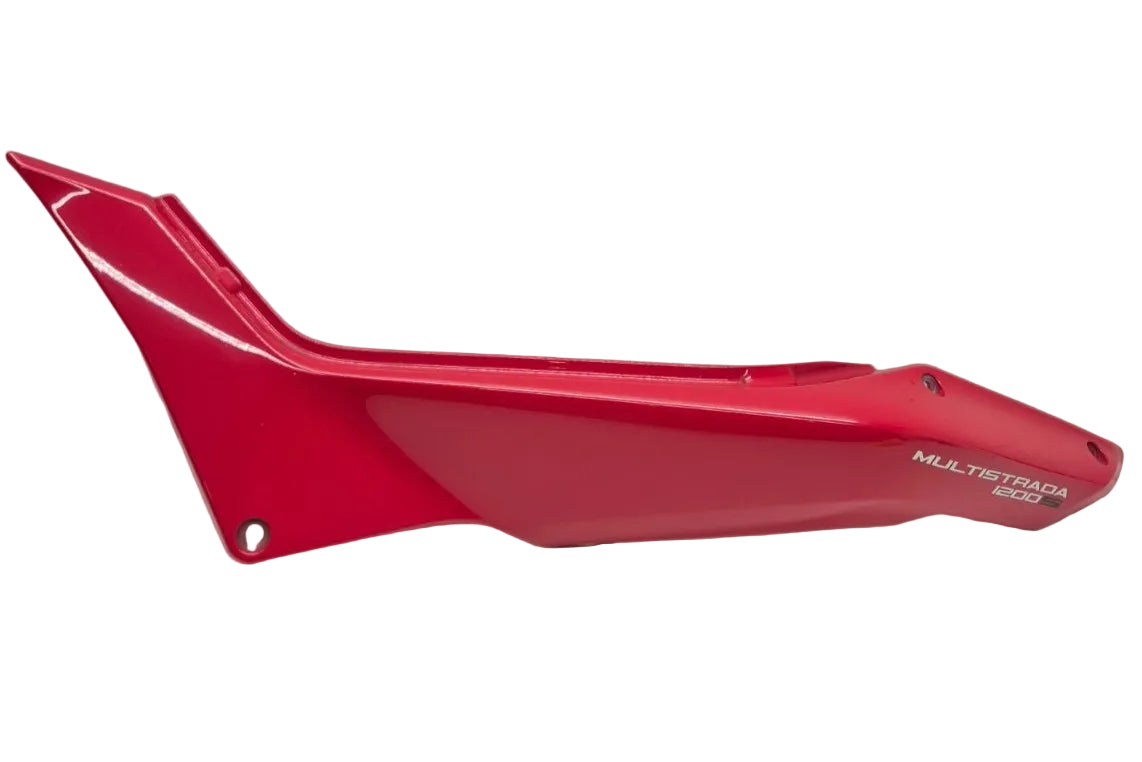 Carénage arrière gauche rouge Ducati Multistrada 1200 2010-2012