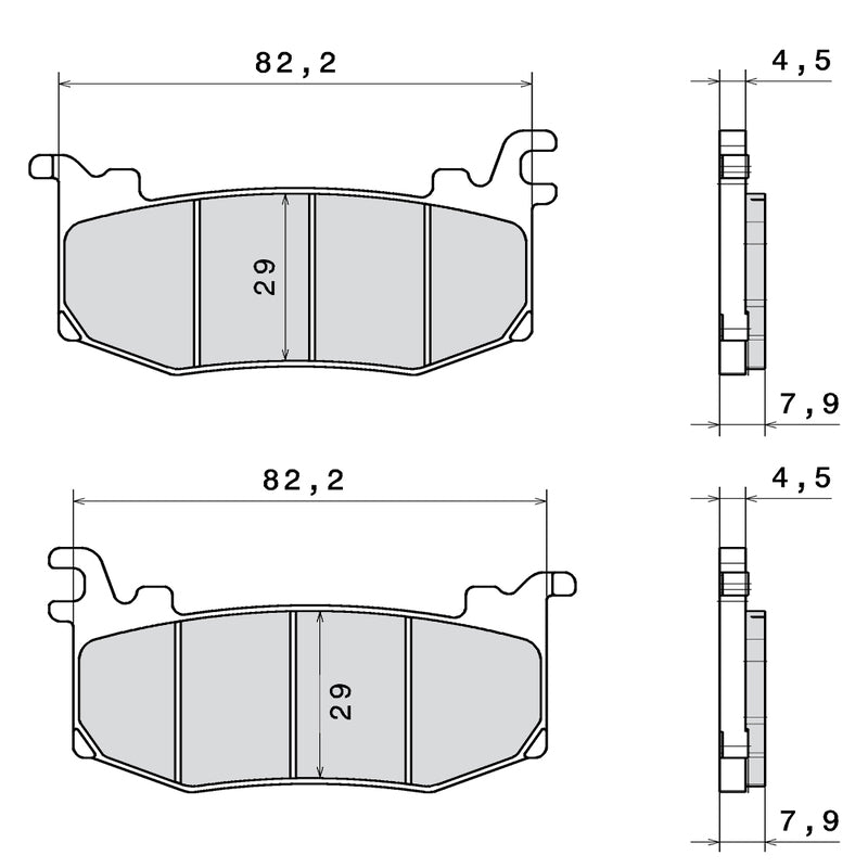 Plaquettes de frein avant BREMBO Racing Z03 - Panigale V4 2025 +